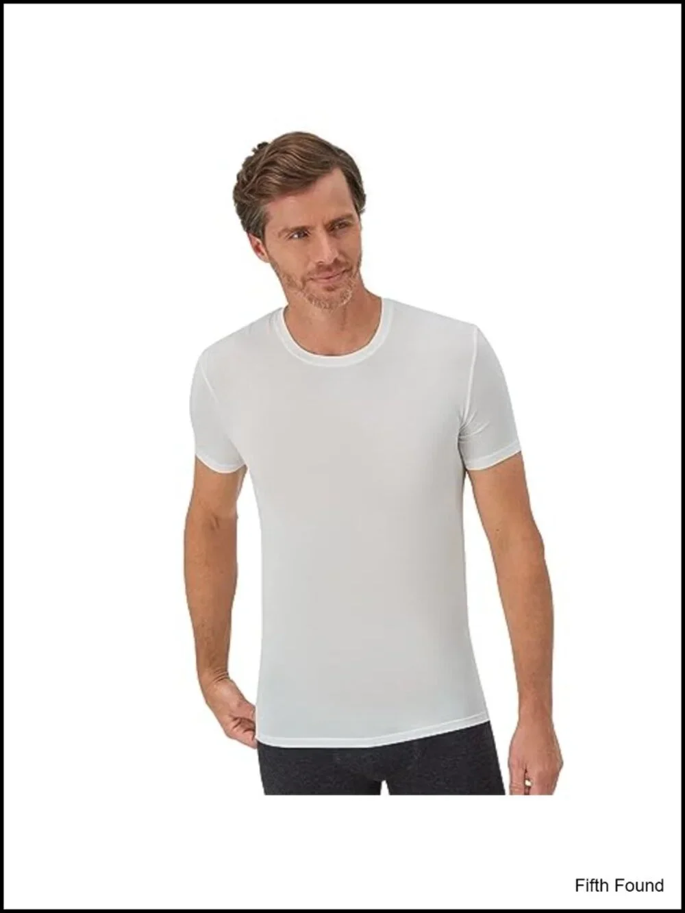 Hanes Men's Perfect Flex Crewneck Tee 1-Pack Stay Tucked
